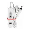 BLOC MULTIPRISE - 1 PRISE EURO ET 2 PORTS USB - IDÉAL EN VOYAGE VELLEMAN WTA26WUSB -VELLEMAN Soldes Boutique 29110351 1