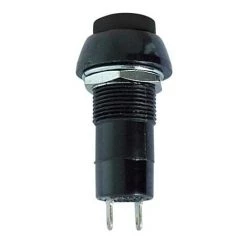 R18-25A BOUTON-POUSSOIR OFF-ON NOIR 1A/125V VELLEMAN R1825A/B/125