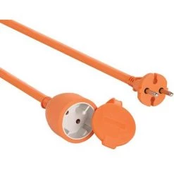 VELLEMAN RALLONGE 25 M - 2G1.5 - Câble: H05VV-F 2x1.5 Mm² - Puissance Max.: 3500 W ECF25M