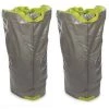 VELLEMAN Lot De 2 SACS DE JARDIN MULTIFONCTIONS Utra Résistant - POLYÉTHYLÈNE - 270 L
