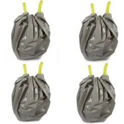 VELLEMAN Lot De 4 SACS DE JARDIN - Utra Résistant - POLYÉTHYLÈNE - 130 L