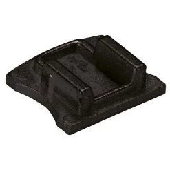 CAPUCHON EN ALUMINIUM POUR RUBAN LED SL15 - SANS TROU DE CÂBLE - NOIR VELLEMAN EC-SL15B-H3