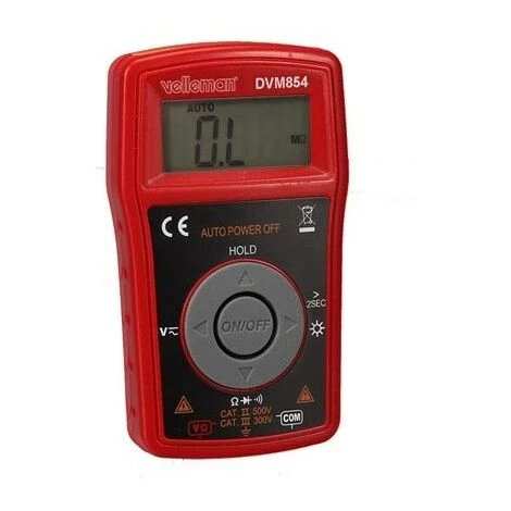 VELLEMAN MULTIMÈTRE NUMÉRIQUE - SÉLECTION DE PLAGE AUTOMATIQUE - CAT III 300 V / CAT II 500 V - 2000 POINTS - AVEC FONCTION DATA-HOLD ... RI17010 4 VELLEMAN MULTIMÈTRE NUMÉRIQUE - SÉLECTION DE PLAGE AUTOMATIQUE - CAT III 300 V / CAT II 500 V - 2000 POINTS - AVEC FONCTION DATA-HOLD ... RI17010 – Image 2