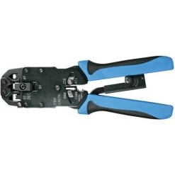 Velleman Pince A Sertir Professionnelle Pour Connecteurs Modulaires 4P4C, 6P4C, 8P8C (RJ1 (VTM468HP)