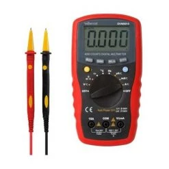 PEREL Multimètre Numérique Sélection De Plage Automatique- Cat. Iii 600 V / Cat. Iv 300 V - 15 A - 4000 Points