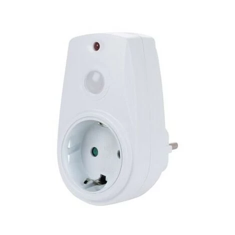 PEREL Prise Intermédiaire Avec Interrupteur Crépusculaire - Terre Allemande 3 PEREL Prise Intermédiaire Avec Interrupteur Crépusculaire - Terre Allemande