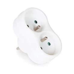 FICHE MULTIPLE - 2 PRISES - TERRE FRANÇAISE VELLEMAN EB2EUN