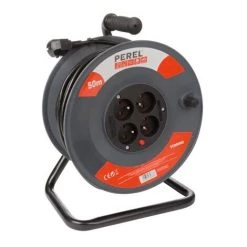 VELLEMAN ENROULEUR 50 M - 3G1.5 - 4 PRISES