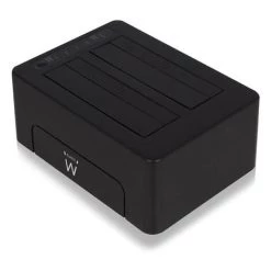 VELLEMAN EWENT - DOUBLE STATION D'ACCUEIL USB 3.1 GEN1 (USB 3.0) POUR HDD / SDD SATA 2.5 Et 3.5"