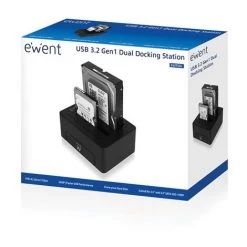VELLEMAN EWENT - DOUBLE STATION D'ACCUEIL USB 3.1 GEN1 (USB 3.0) POUR HDD / SDD SATA 2.5 Et 3.5" -VELLEMAN Soldes Boutique 50339926 5