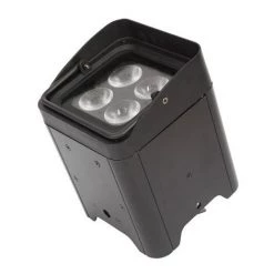 VELLEMAN PROJECTEUR LED SUR BATTERIE - 4 X 12 W RGBWA-UV - NOIR