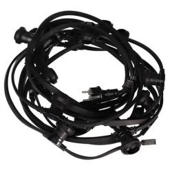 VELLEMAN GUIRLANDE DE FÊTE À LED - 50 X DOUILLE E27 - SANS AMPOULES - 25 M