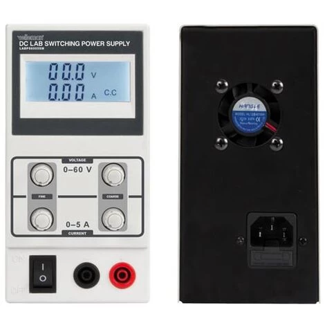 VELLEMAN ALIMENTATION DE LABORATOIRE À DÉCOUPAGE CC 0-60 VCC / 0-5 A MAX / AVEC AFFICHEUR LCD 4 VELLEMAN ALIMENTATION DE LABORATOIRE À DÉCOUPAGE CC 0-60 VCC / 0-5 A MAX / AVEC AFFICHEUR LCD – Image 2