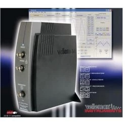 VELLEMAN OSCILLOSCOPE À 2 CANAUX POUR PC AVEC CONNEXION USB + GÉNÉRATEUR -VELLEMAN Soldes Boutique 50340133 3