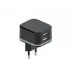 VELLEMAN CHARGEUR COMPACT AVEC 2 CONNEXIONS USB - 5 V - 4.8 A Max. - 24 W. Max. - NOIR