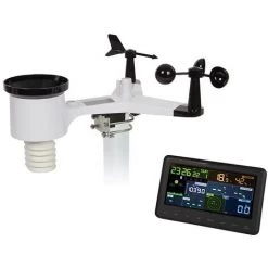 VELLEMAN STATION MÉTÉO WIFI AVEC GRAND ÉCRAN COULEUR ET AFFICHAGE DE LA TEMPÉRATURE INTÉRIEURE/ EXTÉRIEURE -VELLEMAN Soldes Boutique 50340607 4