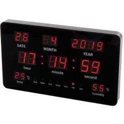 VELLEMAN HORLOGE MURALE AVEC AFFICHAGE LED -VELLEMAN Soldes Boutique 50340719 3