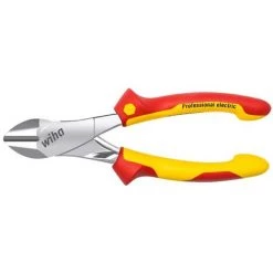 VELLEMAN Wiha Pince Coupante Diagonale Grande Capacité Professional Electric Avec DynamicJoint® Avec Ressort D'ouverture (41274) 180 Mm