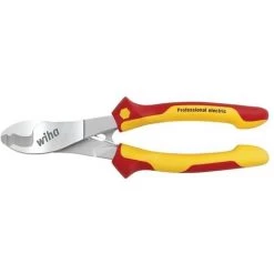 VELLEMAN Wiha Pince coupe-câbles Professional electric Avec Ressort D'ouverture Activable Et Désactivable (43662) 210 Mm