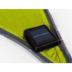 VELLEMAN VOILE SOLAIRE AVEC CONTOUR LED - TRIANGULAIRE - 3.6 X 3.6 X 3.6 M - CITRON VERT -VELLEMAN Soldes Boutique 50341079 4