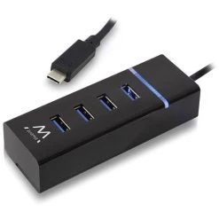 VELLEMAN EWENT - HUB USB 3.1 À 4 PORTS GEN1 (USB3.0) TYPE-C