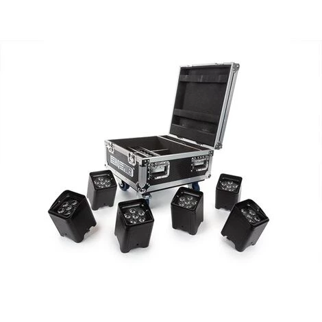 VELLEMAN FLIGHT-CASE AVEC 6 PROJECTEURS LED SUR BATTERIE HQLP10030 5 VELLEMAN FLIGHT-CASE AVEC 6 PROJECTEURS LED SUR BATTERIE HQLP10030 – Image 3