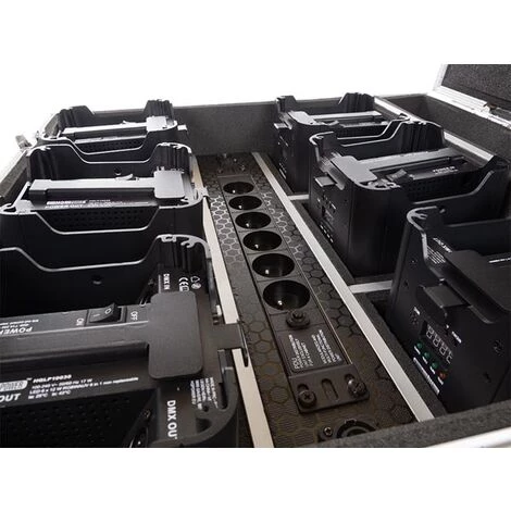 VELLEMAN FLIGHT-CASE AVEC 6 PROJECTEURS LED SUR BATTERIE HQLP10030 6 VELLEMAN FLIGHT-CASE AVEC 6 PROJECTEURS LED SUR BATTERIE HQLP10030 – Image 4