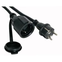 VELLEMAN RALLONGE EN CAOUTCHOUC - 10 M - 3G2.5 - TERRE ALLEMANDE