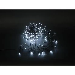 PLAYLIGHT FIREWORK LED - 2.8 M - 240 WHITE LAMPS - GREEN WIRE - MODULATOR - 24 V VELLEMAN 5420046524233
