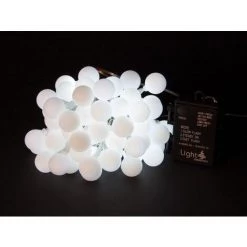 SMART LIGHT LED - BALLS - 12 M - 60 WHITE LAMPS - TRANSPARENT WIRE - BATTERIES NOT PROVIDED VELLEMAN 5420046525919