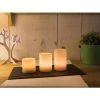 VELLEMAN REAL CANDLELIGHT LED - SET OF 3 ROUND MODELS - 7.5 - 10 AND 12.5 CM - CHANGING COLOR - BATTERIES NOT PROVIDED -VELLEMAN Soldes Boutique 58481527 1