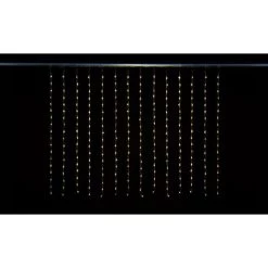 DIGITAL LED CURTAIN - 2 X 1.5 M - 252 WARM WHITE LAMPS - TRANSPARENT WIRE - MODULATOR - 24 V VELLEMAN 5420046512643