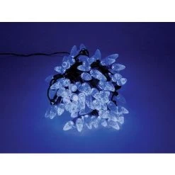 STRAWBERRY LIGHT LED - 12 M - 120 BLUE LAMPS - GREEN WIRE - 24 V VELLEMAN SL-LED-12-24V-B