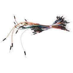 JEU DE CÂBLES DE RACCORDEMENT - 1 BROCHE MÂLE/MÂLE (65 PCS) VELLEMAN WJW009N