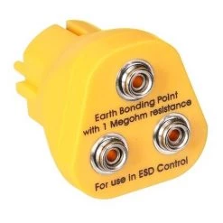 FICHE DE MISE À LA TERRE POUR TAPIS ANTISTATIQUE - EUROPE VELLEMAN AS18