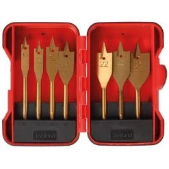 JEU DE MÈCHES PLATES À BOIS - REVÊTEMENT À BOIS - 7 PCS VELLEMAN TL78002