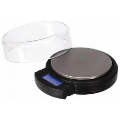 MINI BALANCE DE PRÉCISION NUMÉRIQUE - ROND - 500 G 0.1 G - AVEC ÉCRAN LCD RÉTRACTABLE VELLEMAN VTBAL403