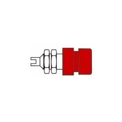 DOUILLE STANDARD 4MM ISOLEE - ROUGE (BIL 20) VELLEMAN HM2411