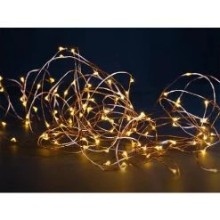 MAIA LED - 12 M - 120 LED - BLANC CHAUD - FIL DE CUIVRE - 4.5 V VELLEMAN V-MAI-12-S-24V-UW-CW