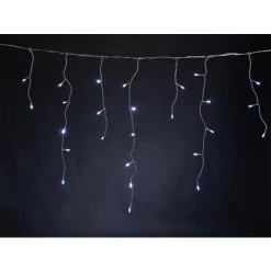 RANA LED - 2 X 0.6 M - 72 LED - BLANC - CÂBLE TRANSPARENT - MODULATEUR - 24 V VELLEMAN V-RAN-2X0.6-A-24V-CW-TW